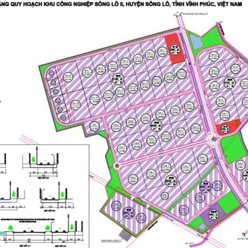 Bán đất công nghiệp diện tích từ 2ha/20ha trong KCN Sông Lô 2