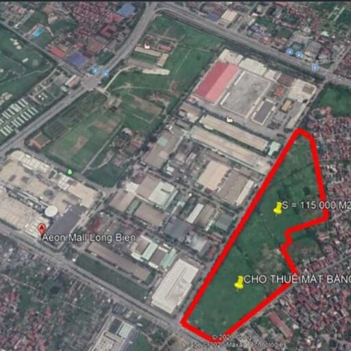 Nhà đầu tư tìm kiếm Mặt Bằng Cạnh Aeon Long Biên